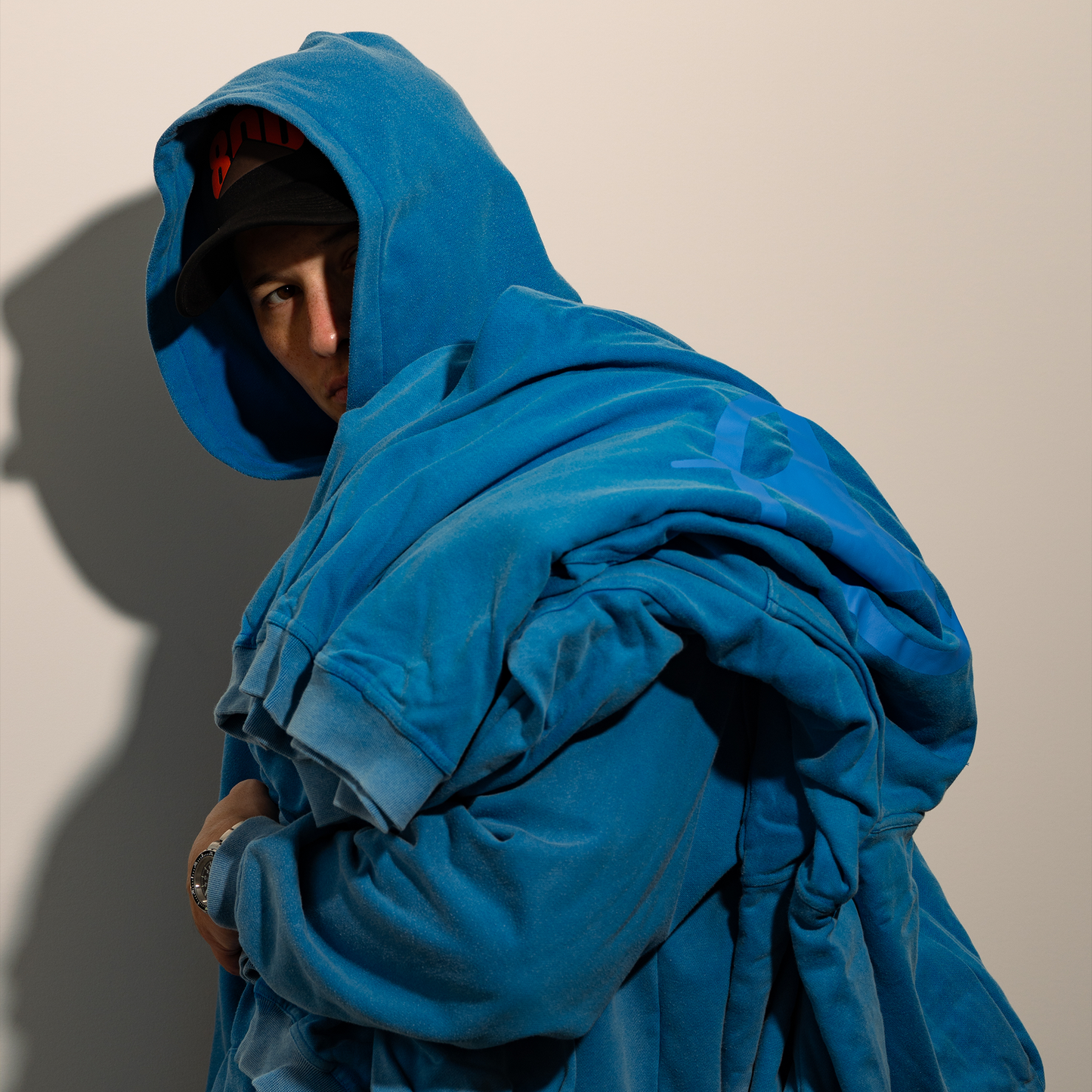 Core Garment-Dyed Hoodie (Faded Sky)