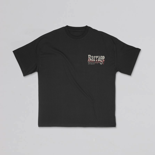 Go Fast Go Far T-Shirt (Faded Black)